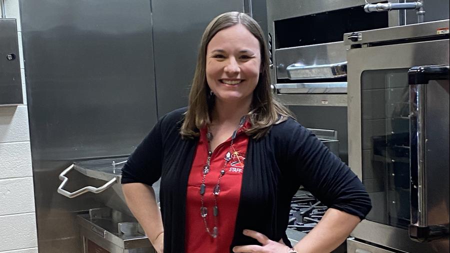 Emily Larson, a 2003 UW-Stout graduate, recently was named Teacher of the Year by the Wisconsin Association of Family and Consumer Sciences. She teaches at Amery High School.