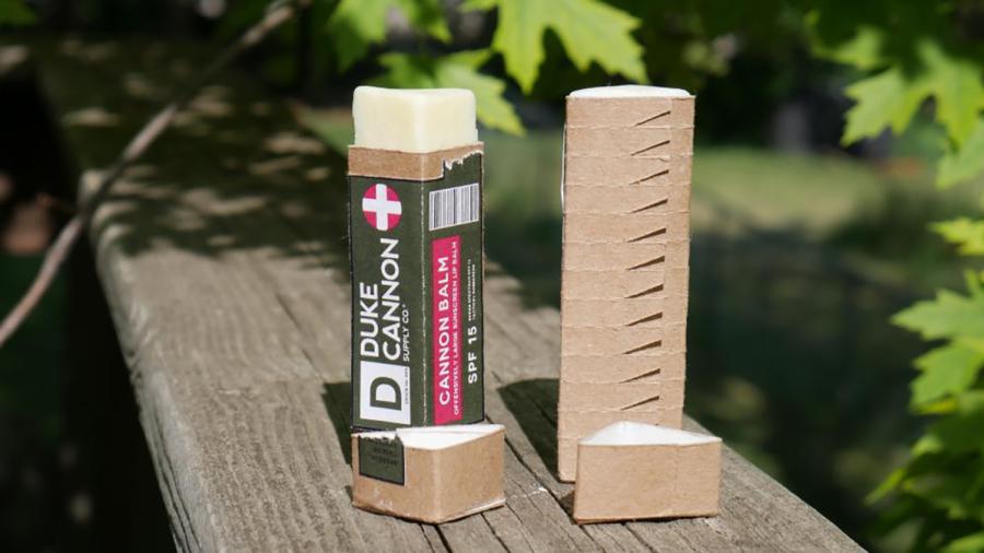 Lip balm packaged in sustainable paperboard, instead of plastic, garnered a UW-Stout student team first place in a national competition sponsored by the from the Paperboard Packaging Alliance.