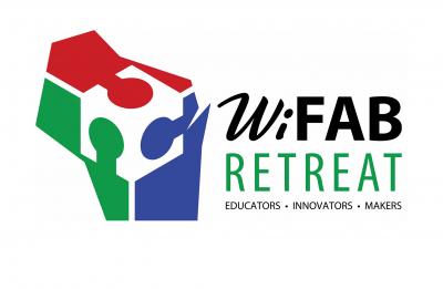WiFAB Retreat logo, green option with no date.
